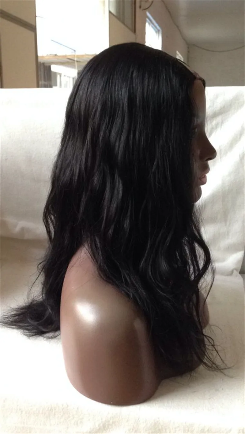 Human Hair U Part Wig: Grade 9A Unprocessed Body Wave Wig  display picture 3