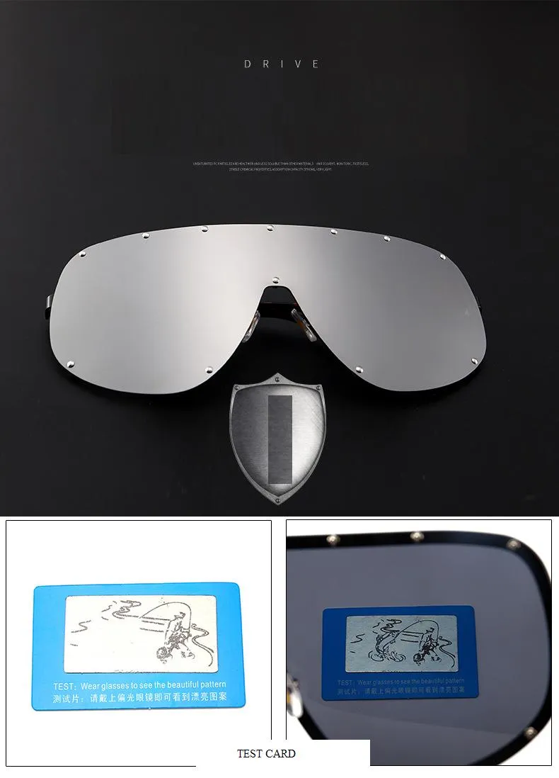 Lunettes De Soleil Polarisées Surdimensionnées Dubery - Unisexe, Verres Polycarbonate, Protection UV400, Plusieurs Couleurs