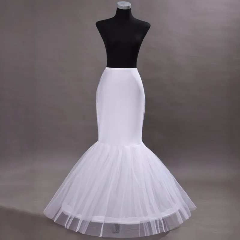 Mermaid Petticoat Slip 1 Hoop Bone Elastic Wedding Dress Petticoat