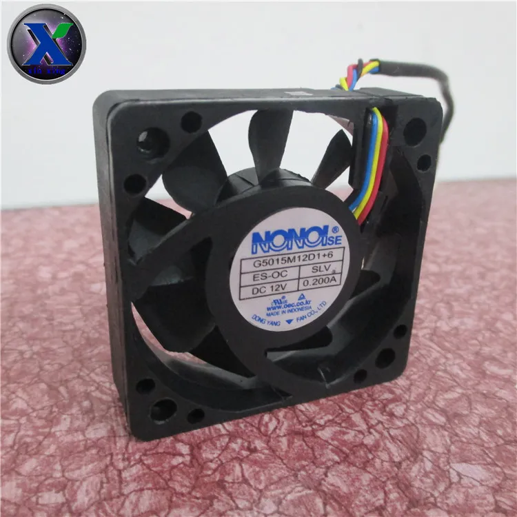 Originele Nonoise G5015M12D1 + 6 12V 0.200A 5015 AUTO AUDIO COOLING FAN