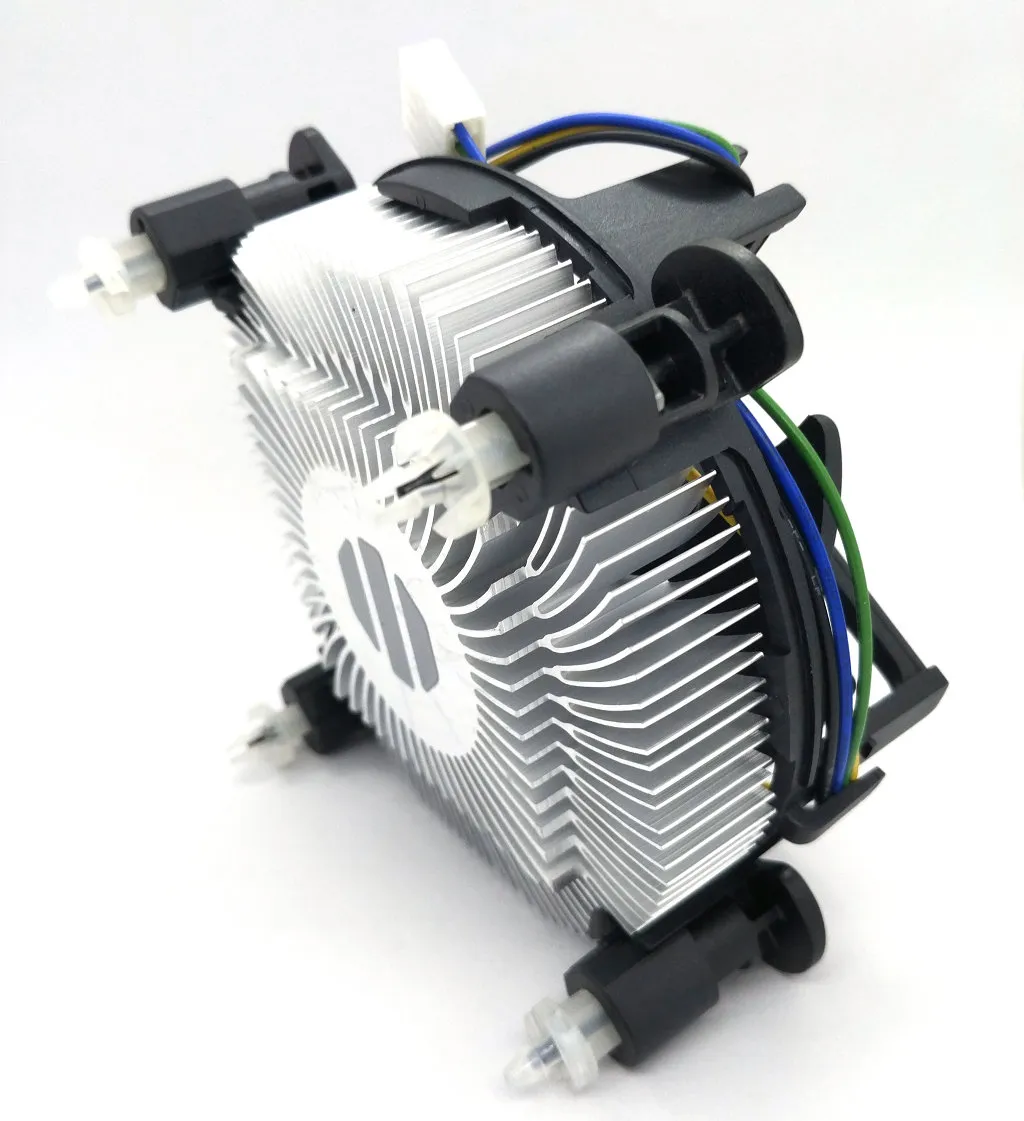 Новый оригинал для Intel 1155 1156 1150 775 Алюминиевый радиатор 4 провода PWM Computer Cpu Cooler вентилятор