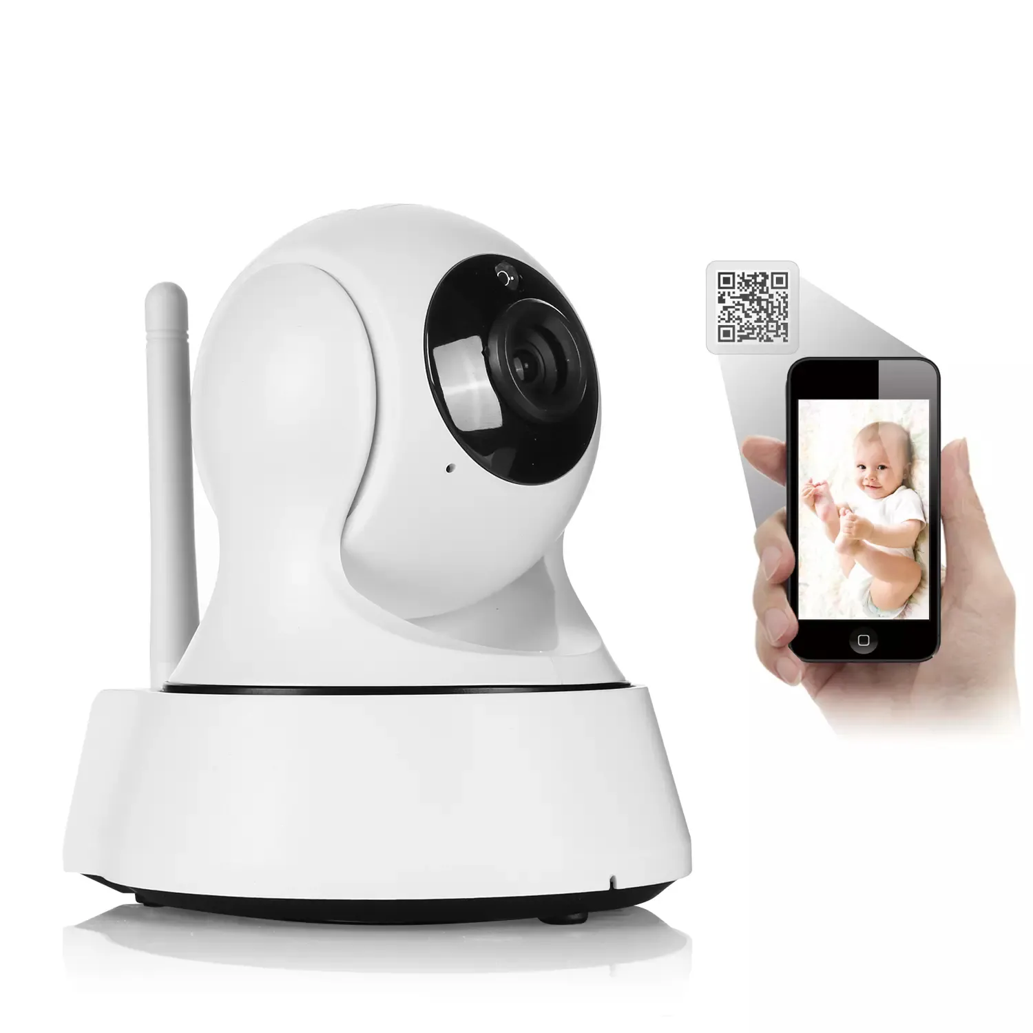 Sance Smart IP WiFi Camera Sécurité Home Sécurité sans fil Appareil photo de téléphone portable 720p 1080p Vision nocturne CCTV BA8628704