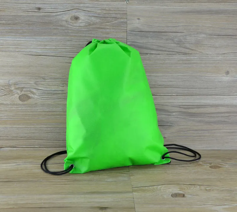 새로운 Drawstring 부직포 직물 올려 놓 가방 방수 배낭 접는 부대 마케팅 추진 drawstring 어깨 가방 쇼핑 가방