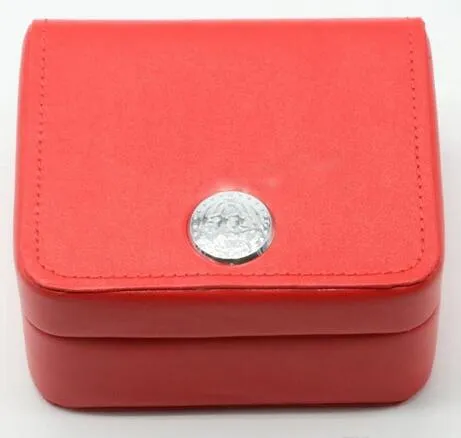 Nuevo cuadrado rojo para omeg box reloj folleto tarjetas etiquetas y papeles en inglés relojes Caja Original Interior Exterior Hombres Reloj de pulsera box171L