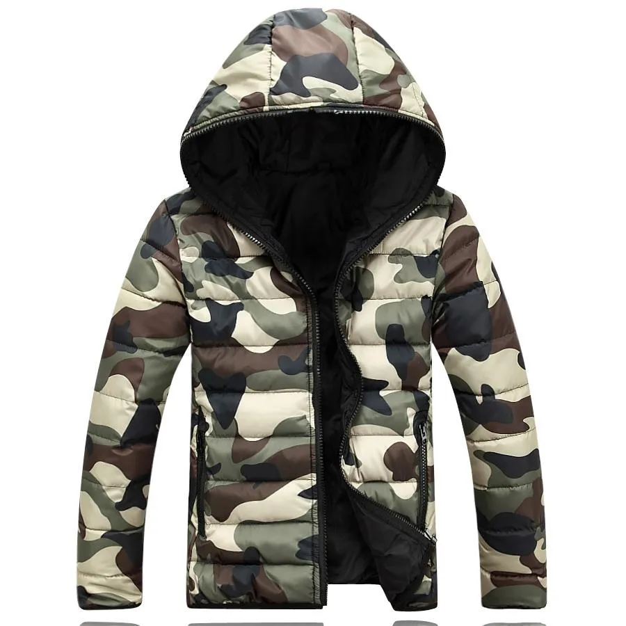 Wholesale- L12 2016  men's clothing winter jacket with hoodies outwear Warm Coat Male Solid winter coat Men casual Warm Down Jacket