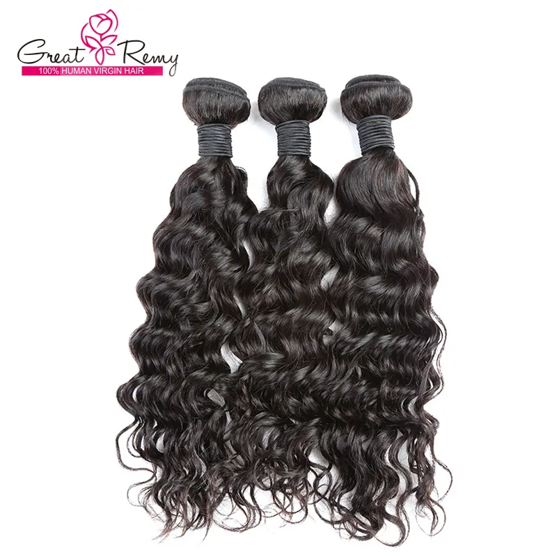New Arrival Loose Curly Wave Human Hair Bundles 8-34inch Free Shipping Greatremy Brazilian Virgin Hair Extensions