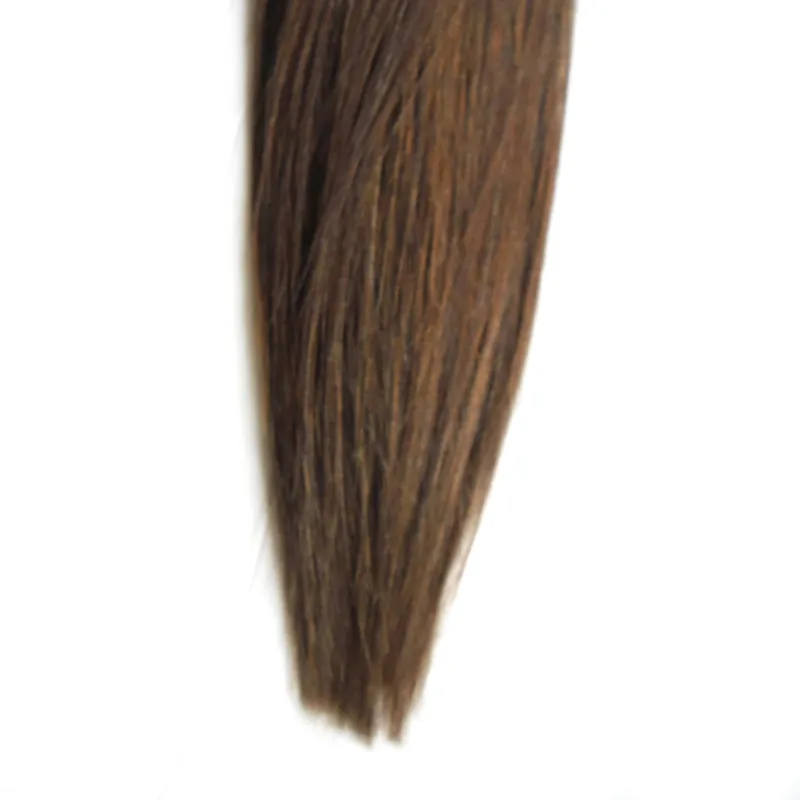 6 Medium Brown Micro Ring Hair Hair Extensions 100g 1GS Micro Bead Hair Extensons 100s Zastosuj naturalne mikro łącze Huma8080619