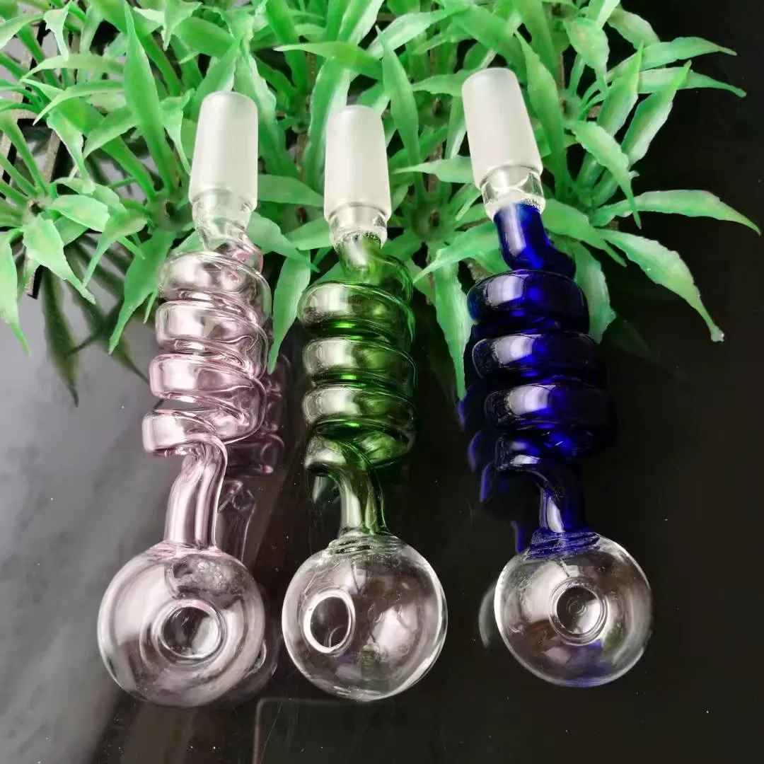 Casserole en verre à grandes bulles multi-spirales, nouvelle couleur