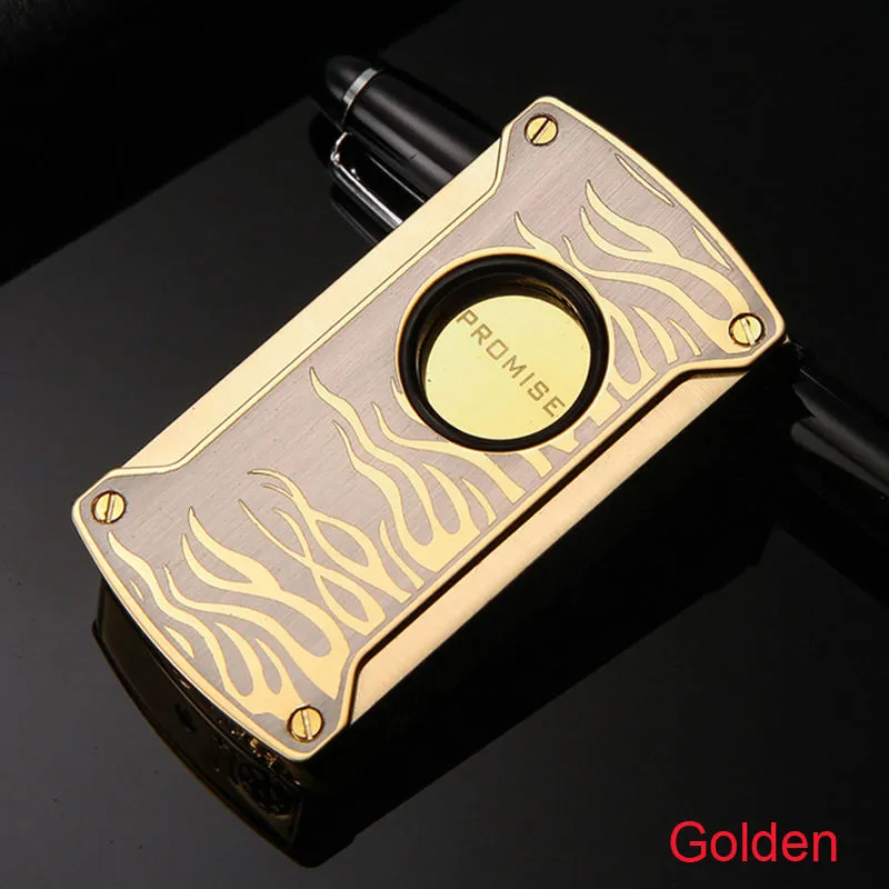 Electronic touch lighter induction lighters Zinc Alloy windproof gas inflatable cigarette jet lighter have 