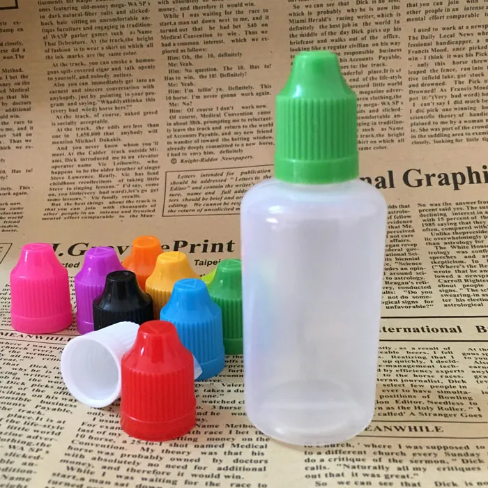 Garrafas de gotas de 50 ml de gotas de ejuice com tampa ￠ prova de crian￧as 50 ml e garrafa l￭quida