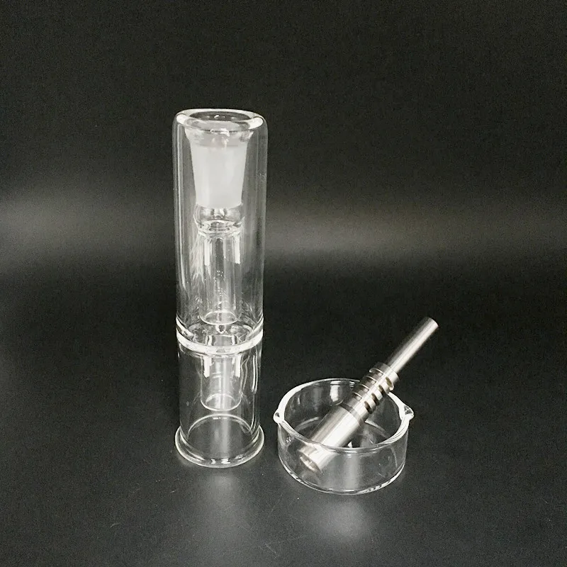 Sammlerset Kit mit Titannagel 10 mm 14mm Sammler Grad 2 Honigstrohkonzentrat Honigstroh Stroh Mini Glass Bong 6284161