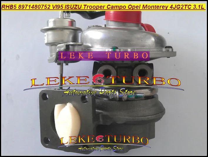 RHB5 8971480752 VI95 Turbine Turbo Fit For ISUZU Trooper Campo OPEL Monterey Jackaroo 3.1L 4JG2TC 4JBITC turbocharger (1)