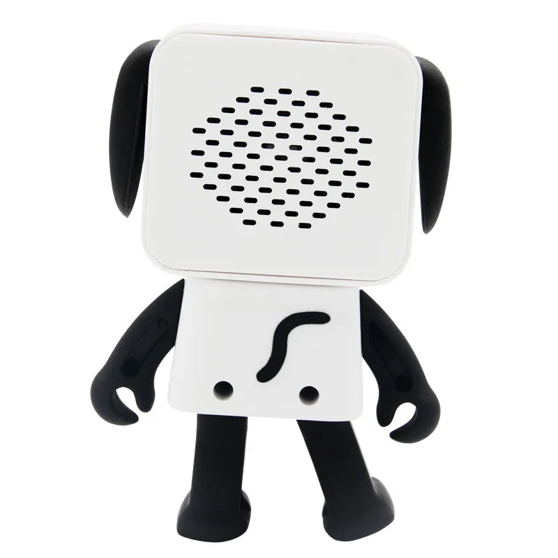 2020 Portable Dancing Dog Oyuncak Bluetooth Hoparlör Kablosuz Stereo Müzik Çalar Hoparlör İPhone Samsung için Perakende Kutusu T8562035