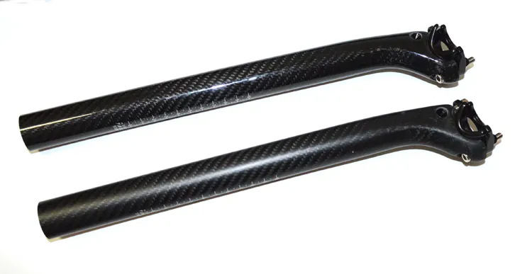 Yol Bisiklet Koltuğu Post 3K Karbon Fiber MTB Bisiklet Seatpost Accut 25mm Ofset 272308316mm Bisiklet Parçaları Mat veya Parlak BRA4721857