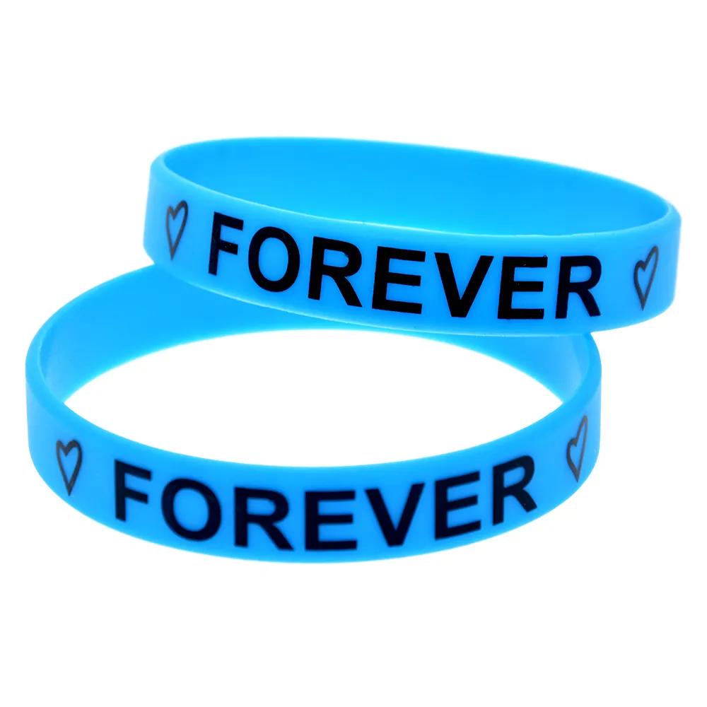 Best Friends Forever Silicone Wristband Logo imprimé Taille adulte A Idéal pour donner un cadeau