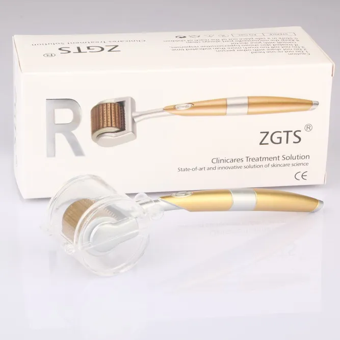 192 Pins Titanium Agulles ZGTS Derma Roller Pele Rolo para Celulite Anti Envelhecimento Idade Pores Refinar Frete Grátis