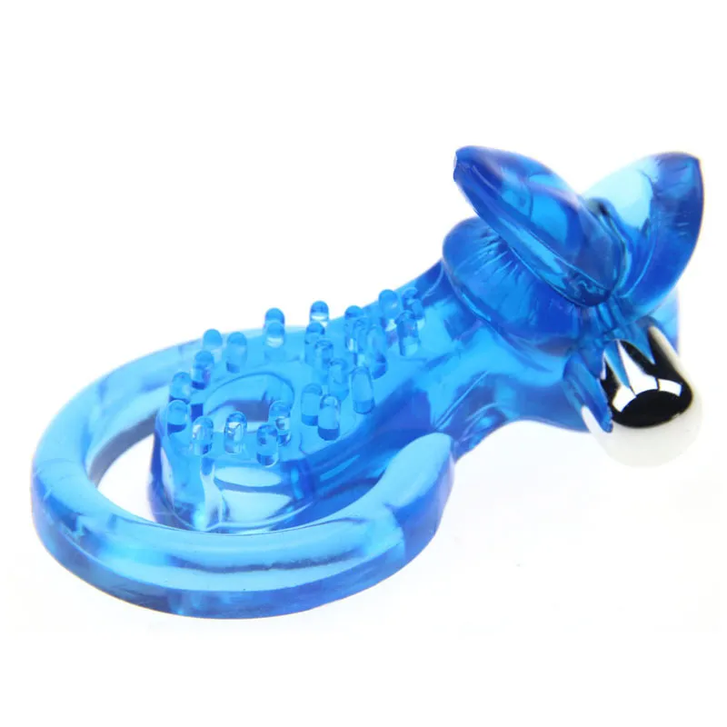 Stretchy Silicone Penis Ring Vibrator Delay... From Huacheng01, $3.72