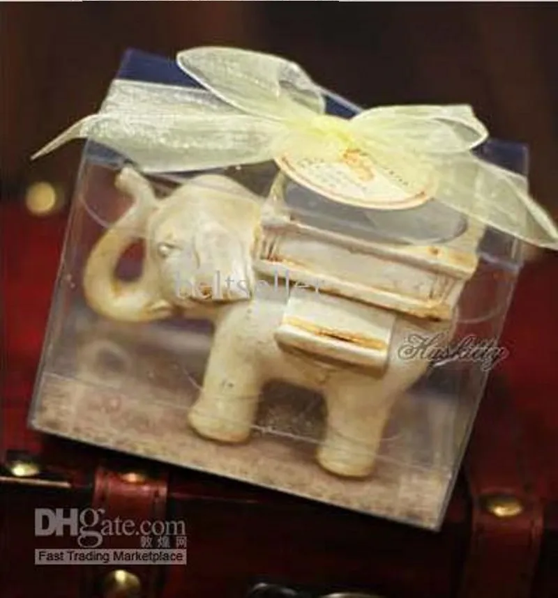 Lucky Elephant Candles Holder Tea Light Candles Holder Wedding Birthday