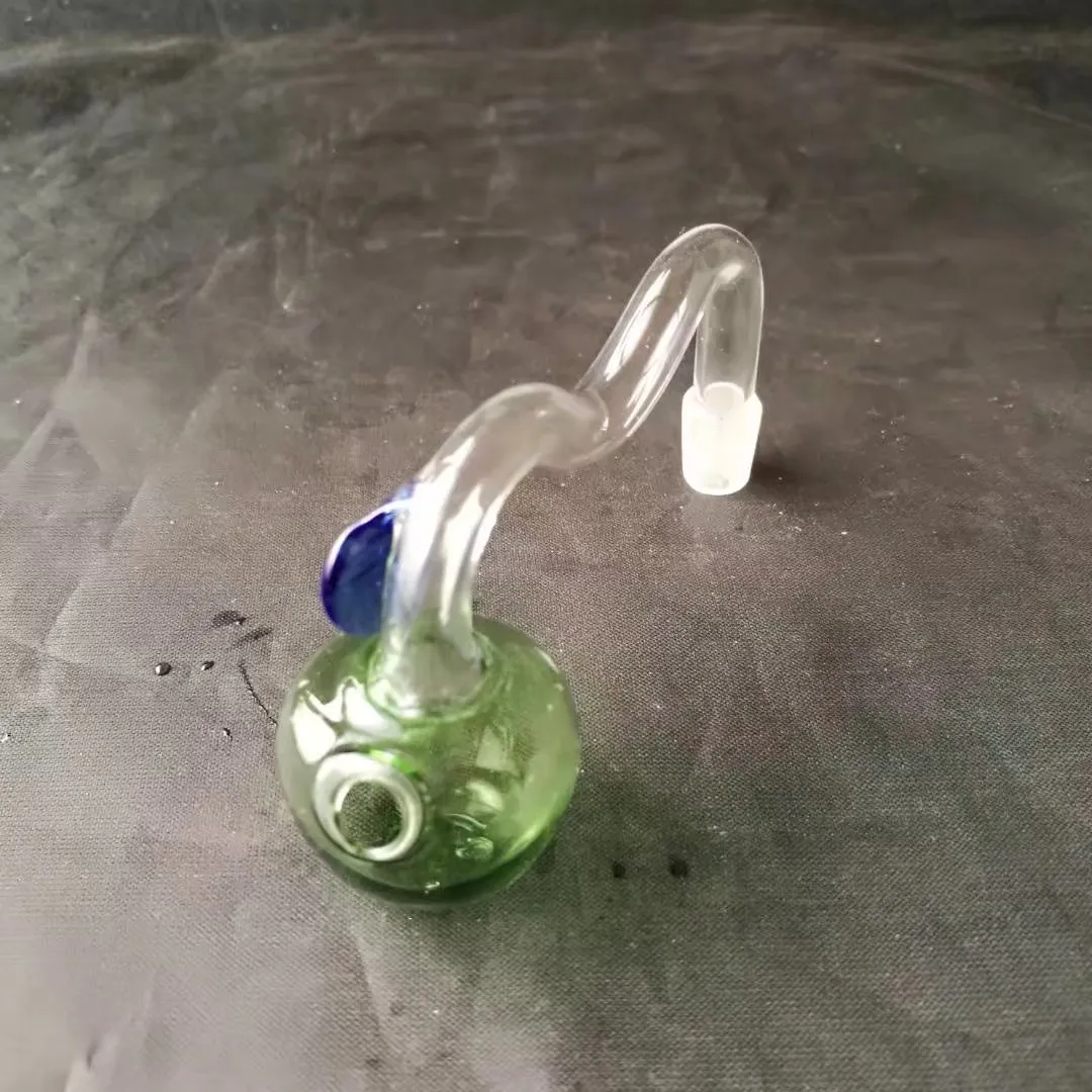 Apple Burner Bongs Accessories Water Pipes Percolator Glass Bongs Oil Rigs Rökning med dropper