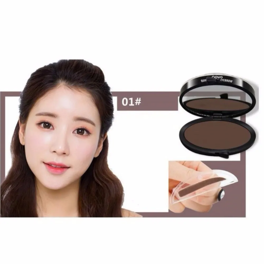 Nieuwste Eyebrow Enhancers Quick Makeup Wenkbrauwstempel Seal Fashion Comfort