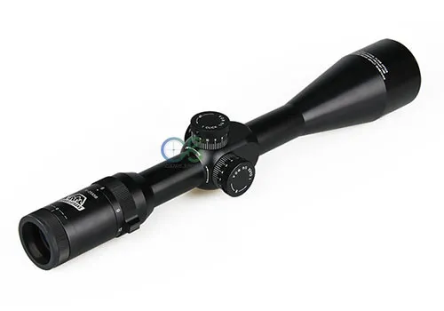 Canis Latrans 6-25X56SFF Sida Foucs Rifle Scope Magnification 6x-25x röd / grön mil-dot upplyst för jakt CL1-0202