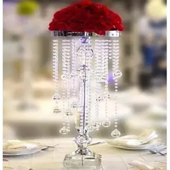 Nieuwste product! Tall Acrylic Flower Stands Wedding Floor Stand Centerpieces voor bruiloften decoratie