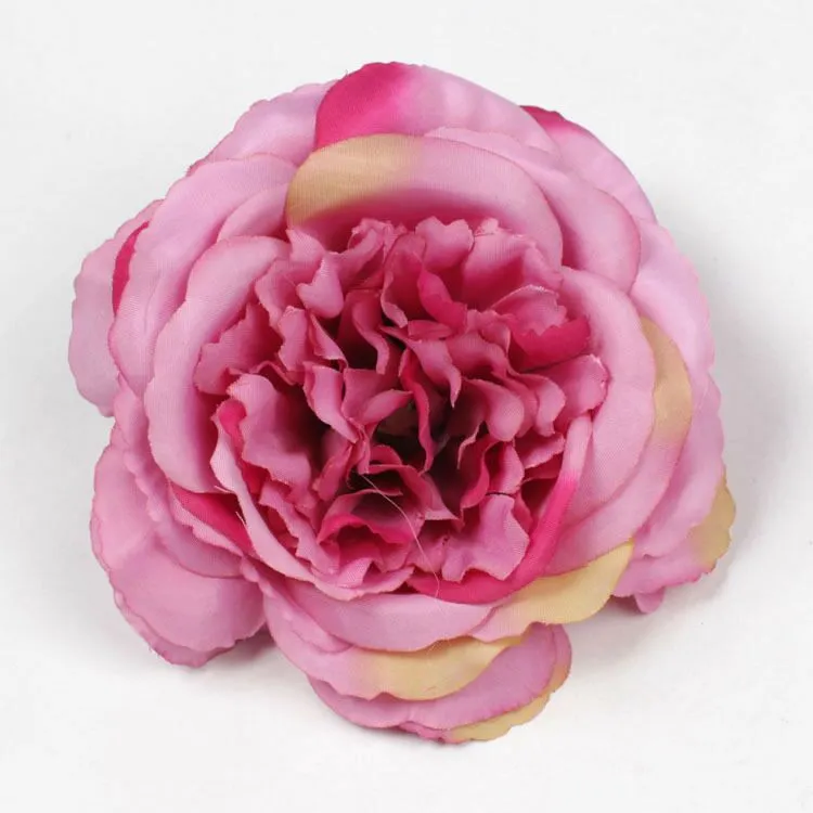 i tessuto artificiale teste di fiori di seta rosa materiale fai da te accessori fiore vite arco fiori matrimonio decorazione puntelli fai da te A7212