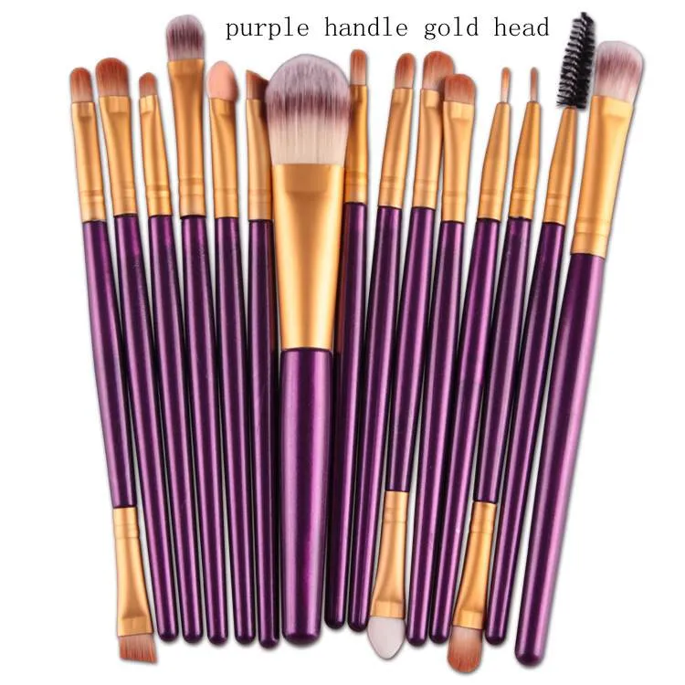 Cosmetic Makeup Brushes Set Powder Foundation Eyeshadow Eyeliner Lip Brush Tool Brand Make Up Brushes DHL free