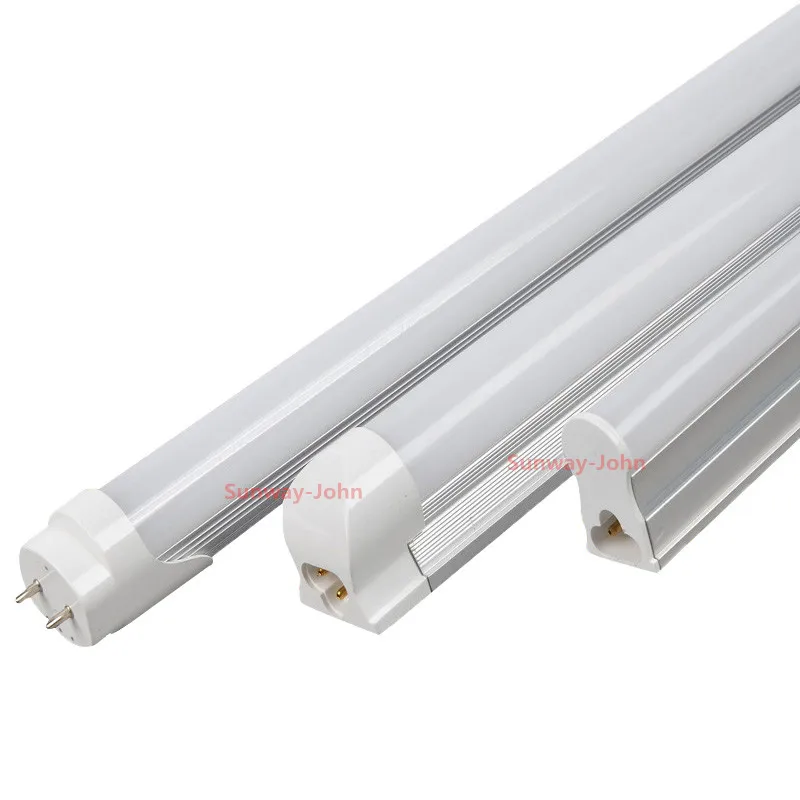 tubos tubo NOVO AC DC 12V 24V T5 LED T8 Luz quatro pés LED integrado 18W 1.2m levou luzes nave quente branco fresco