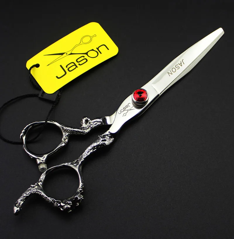 6.0 дюймов Jason JP440C профессиональный парикмахерские ножницы набор резки истончение ножницы Ножницы волос ножницы комплект парикмахерская инструменты Tesouras, LZS0459
