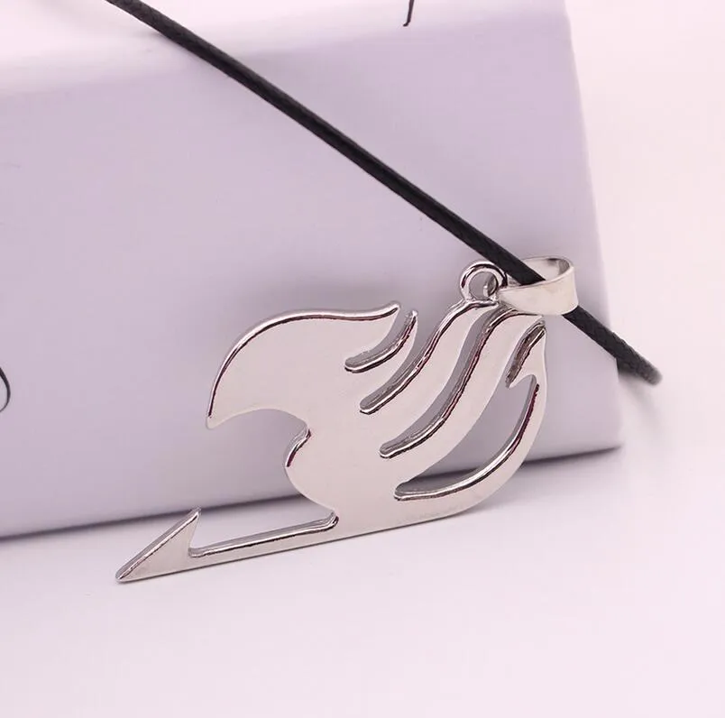 Hoge kwaliteit Fairy Tail of the Association Logoy Alloy Necklace WFN509 met ketting Mix Bestel 20 stuks veel