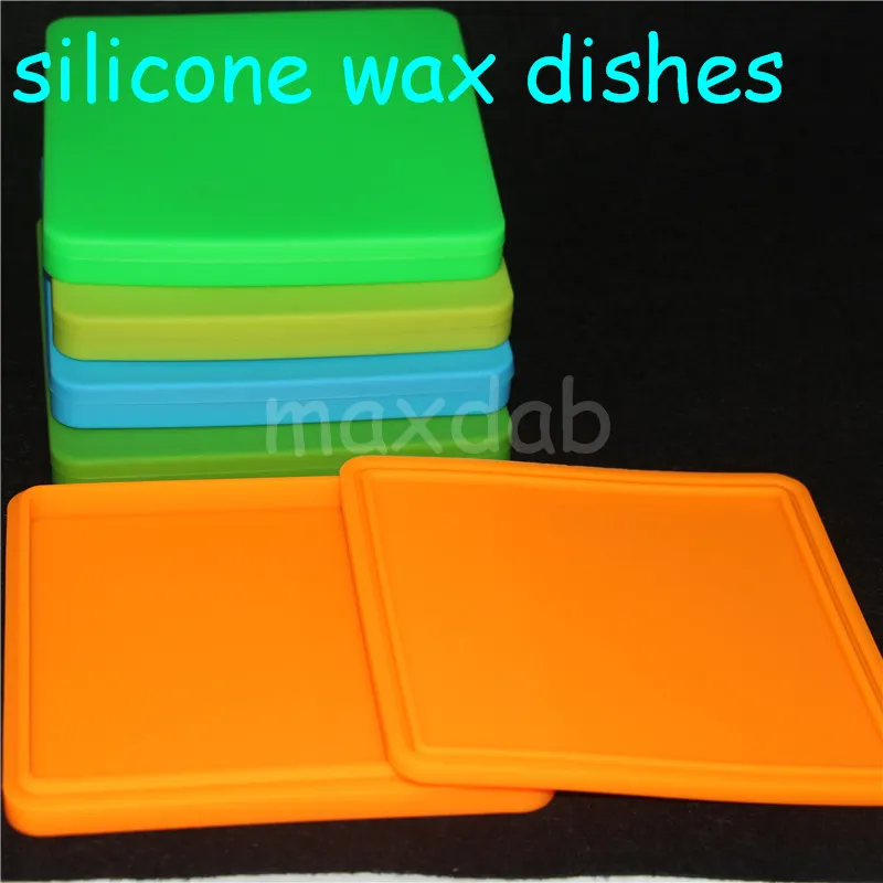 boxes Nonstick wax containers silicone box 5ml silicon container food grade jars dab tool storage jar oil holder siliocne wax pad dishes jar