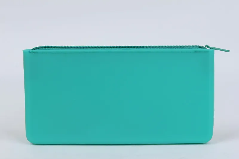 100 pz/lotto 18*9 cm Colorato Gelatina di Silicone colore Della Caramella Dot Portamonete Bella borsa di Carta Borsa Dei Soldi Del Silicone Del Sacchetto Del Raccoglitore