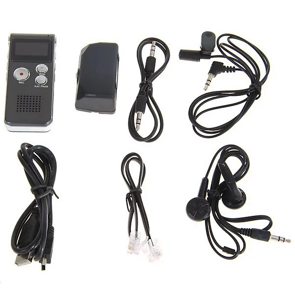 8GB Portable LCD Screen L87 Digital Voice Recorder With Retail Box Mini