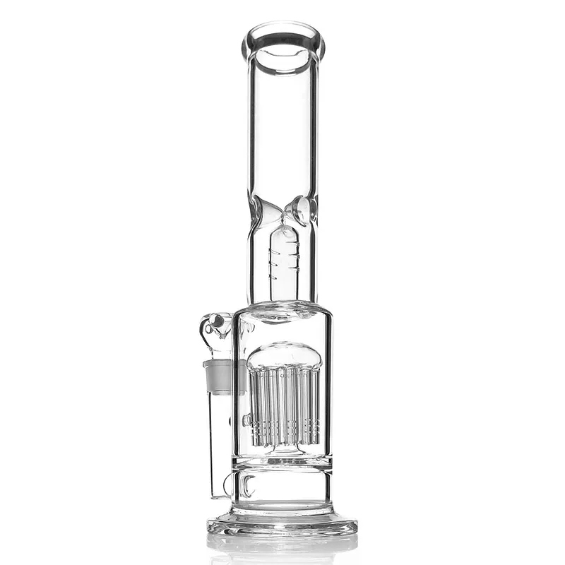 Factory price 18mm female joint 14 Inches giant Bong glass Water Pipe with extraction tube recycle percolator for Smoking 