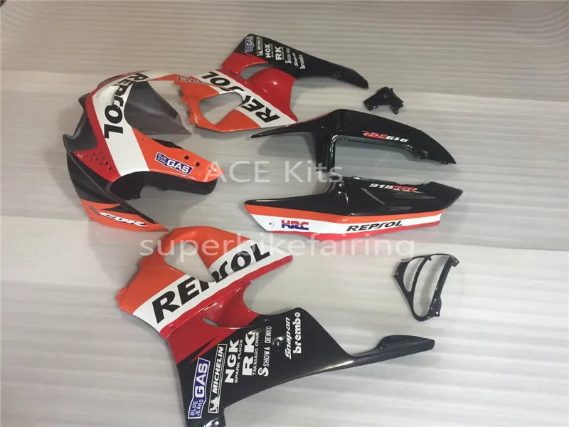 3 هدايا مجانية دراجة نارية هدية طقم لهوندا CBR900RR 98 99 CBR 900RR 919 1998 1999 ABS fairings مجموعة أحمر أسود أبيض برتقالي AW61