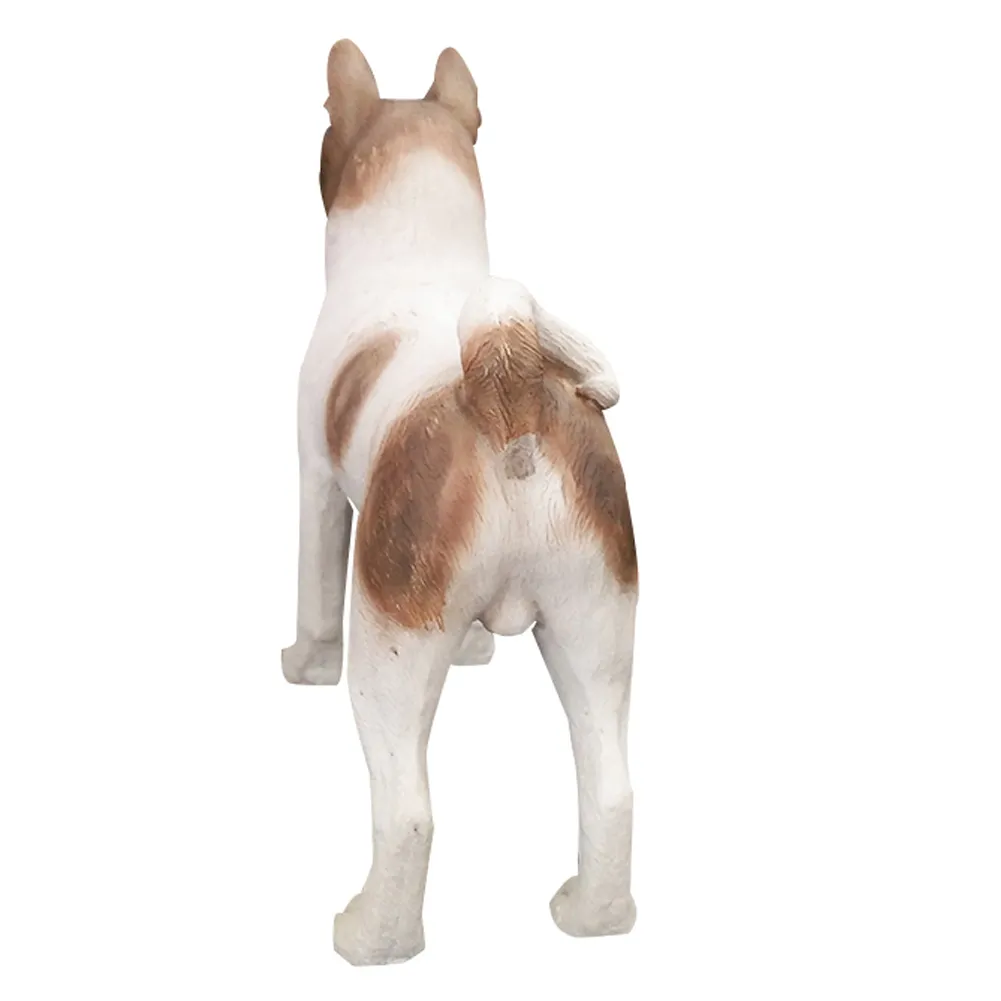 Kunst Japanse Akit Hand Crafts Dog Statue Caned Figurine met hars voor kamerdecoratie3162610