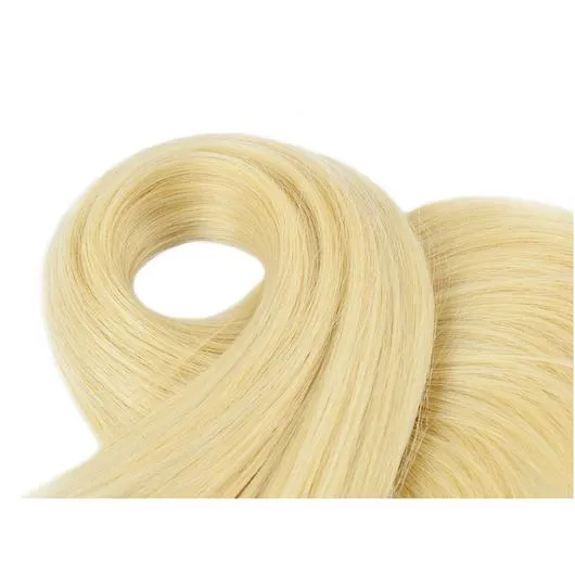 #613 Straight Micro Loop Human Hair Extensions 100g 1g/strand Brazilian Micro Loop Ring Links Virgin Human Hair Extensions