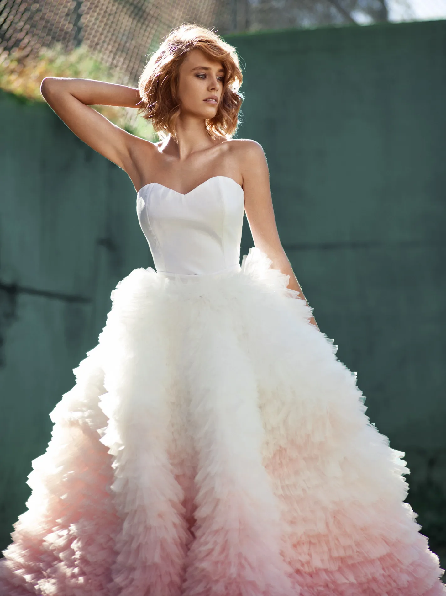 Gradient Lavender Fluffy Evening Dress Puffy Tulle Ruffles Tiered Chapel Train Zipper Backless Prom Gown from Dhgate Evening Dresses - price 401.01 Gradient Lavender Fluffy Evening Dress Puffy Tulle Ruffles Tiered Chapel Train Zipper Backless Prom Gown from Dhgate Evening Dresses - price 401.01