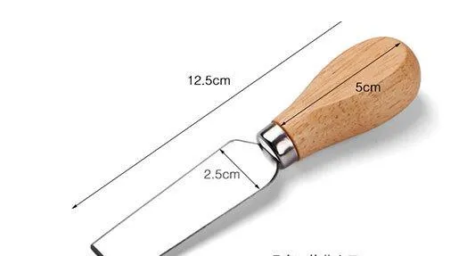 / set Knivar Bard Set Oakhandtag Ostknivkit Kök Matlagningsverktyg Användbara tillbehör
