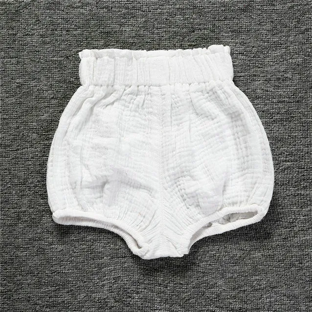 Calça curta para bebês para meninos roupas de verão menino cofre shorts de algodão crianças pp calças de fralda de fralda de fraldas bloomers