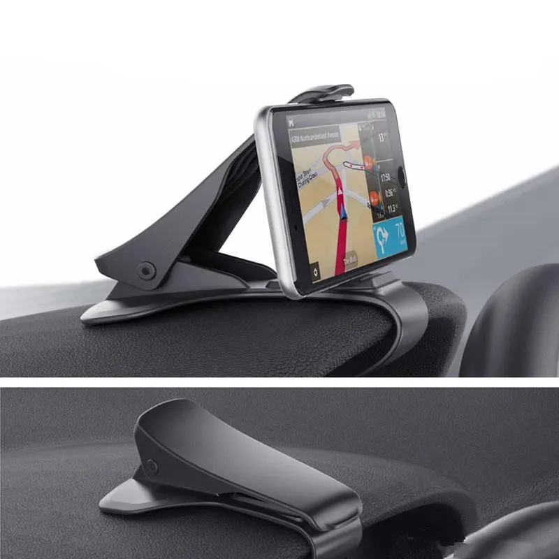 Evrensel Araç Montaj Tutucu Simüle Tasarım Araba Telefon Tutucu Cradle Ayarlanabilir Pano Telefon Dağı Ile iPhone X 8 Samsung HTC LG Için kutu