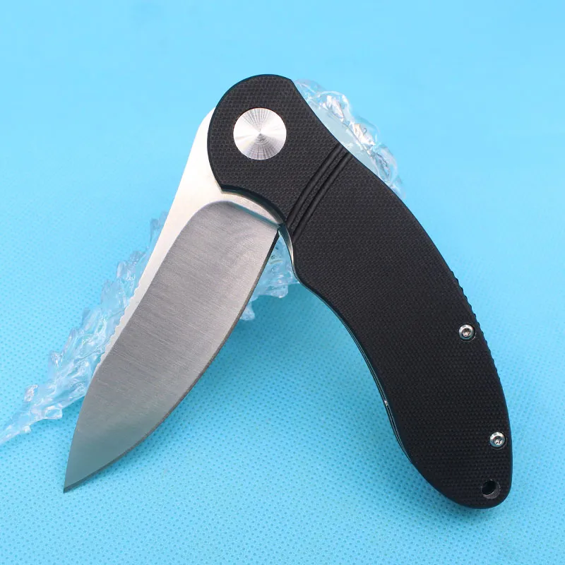 Topkwaliteit Flipper Mes 9Cr18 Satijnen Blade G10 Handvat Kogellager Wasmachine Survival Folding Knifes EDC Pocket Messen