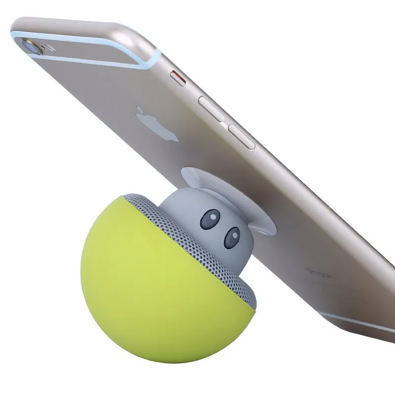 Trådlös Mini Bluetooth -högtalare Portabel svamp Vattentät stereo med MIC Handfree Subwoofers för mobiltelefon iPhone Xiaomi -dator