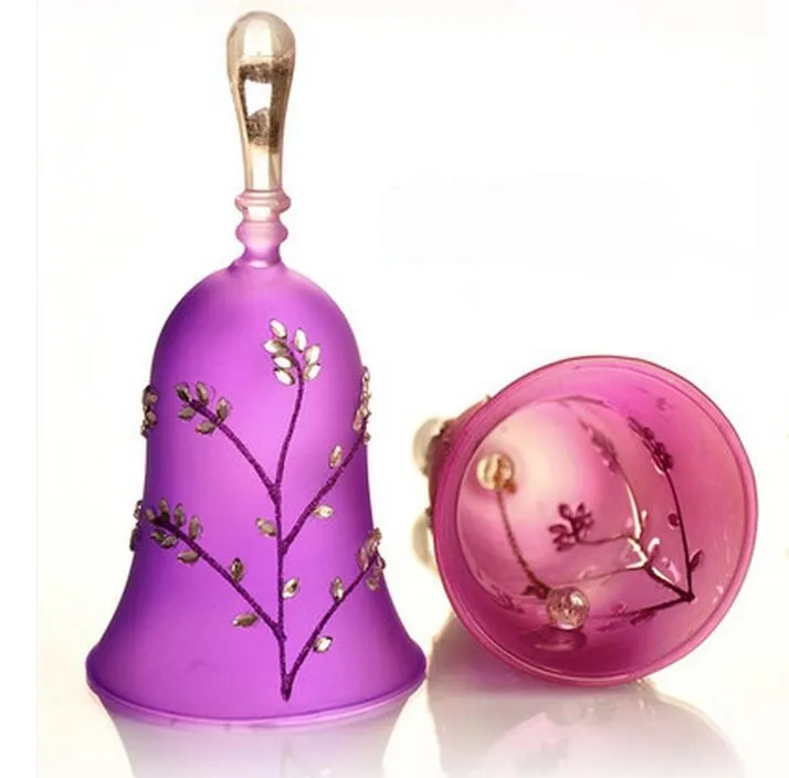 Europese modieuze en creatieve paarse broodjes romantische dressing bells creatieve huis sieraden bruiloft geschenken