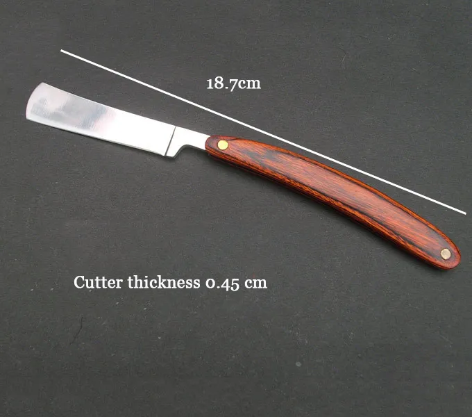 Straight Edge Razor Steel Folding Shaving Wood Handle Knife Barber Beard New5706996