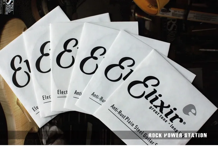 Wholesale Elixir 12000 Polyweb Boxed Genuine Electric Guitar Strings 009-042 Inches Guitar Accessories