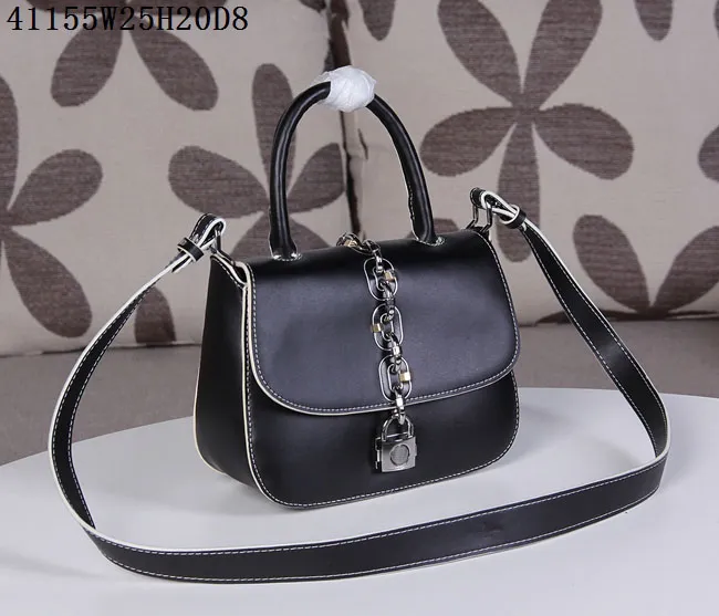 Concise small women shoulder bags genuine leather soft casual school bag model with metal lock outdoor traveling bags