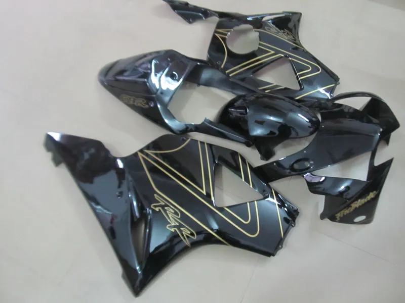 Aftermarket fairing kit for Honda CBR900RR 02 03 glossy black motorcycle fairings set CBR 954RR 2002 2003 OT06