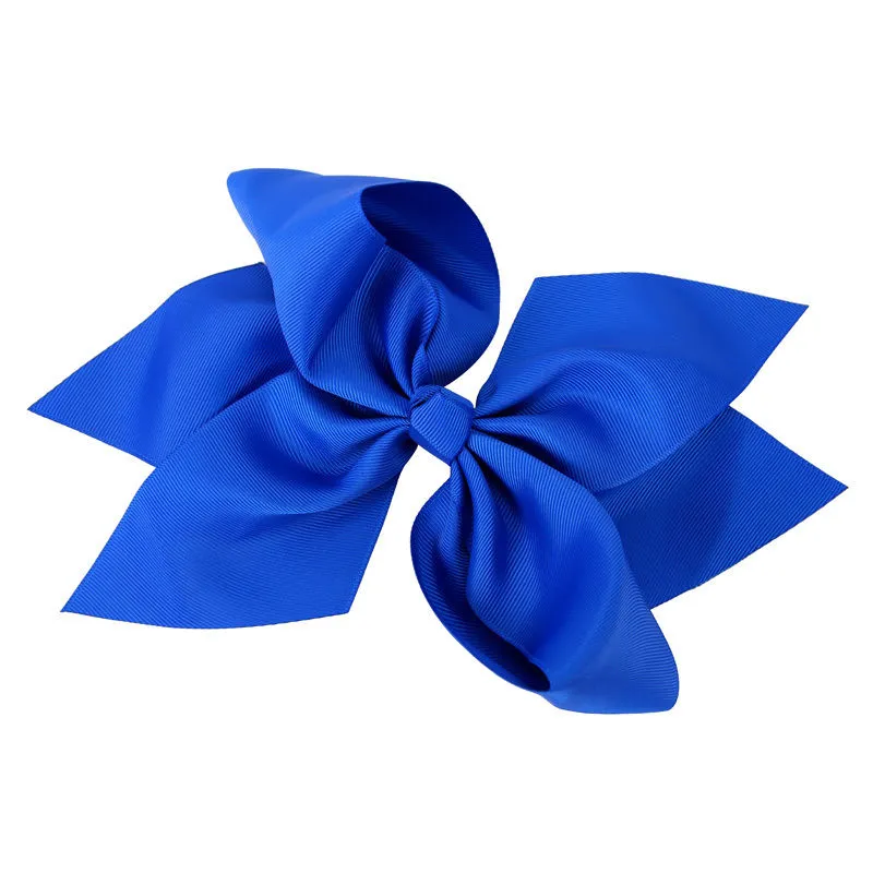 varmförsäljning! 10 tums boutique Grosgrain Ribbon Bow Girls Hairpins Big Bowknot Hair Clip Hårtillbehör 196 Färger tillgängliga! /